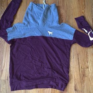 (Victoria’s Secret) Pink Mock Neck Hoodie